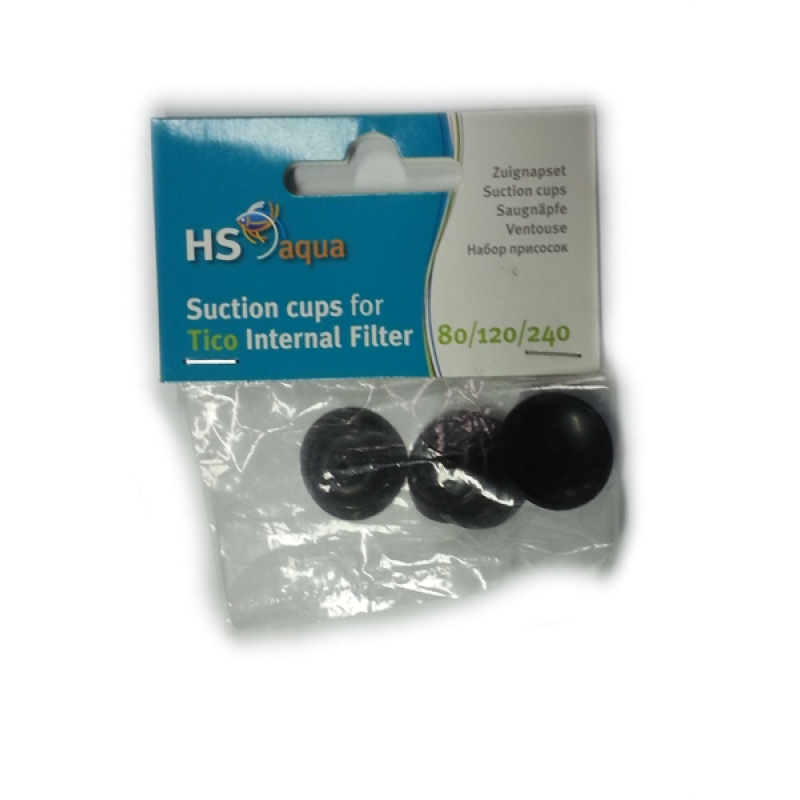 HS Aqua Zuignappen voor Tico binnenfilter 4 st.